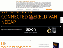 Tablet Screenshot of nl.nedap-luxon.com